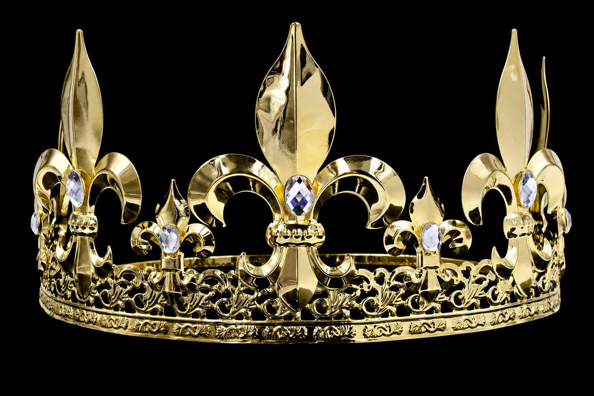 黑底上的金冠冕 · a gold crown on black — glory, honour and immortality
